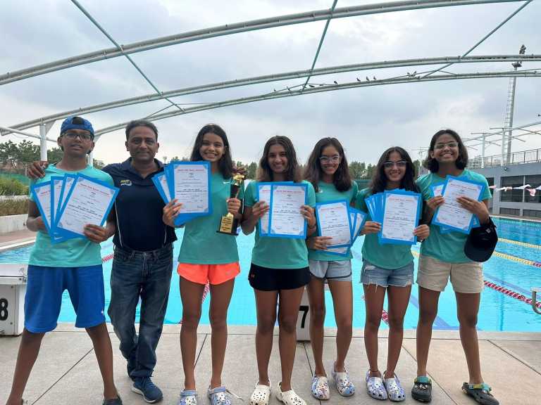 સિટી ગર્લ્સે સ્ટેટ એક્વેટિક ચેમ્પિયનશિપ 2023માં કરી કમાલ..