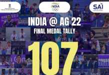 એશિયન ગેમ્સમાં ભારતનું અભિયાન સમાપ્ત થયું, 28 ગોલ્ડ સાથે 107 મેડલ જીત્યા