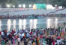 અમદાવામાં છઠ પૂજાની કરવામાં આવી ઉજવણી