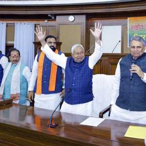 બિહારમાં નીતીશકુમાર 10મી વખત બનશે CMના લેશે શપથ