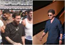 શાહરૂખ ખાને આ અંદાજમાં કરી લિયોનેલ મેસ્સી સાથે મુલાકાત