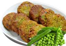 લીલા વટાણાના વડા