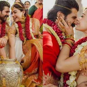 રશ્મિકાએ લગ્નની પહેલી તસવીર કરી શેર, લખ્યું, “મારા પતિ વિજયને મળો…”