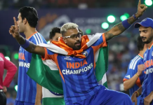 T20 World Cup: ભવ્ય જીત બાદ મેદાનમાં જ હાર્દિક પંડ્યાએ કર્યા ગરબા