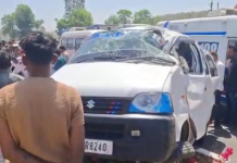 સાબરકાંઠામાં ગોઝારો અકસ્માત: બસે કારને કચડી, 6 લોકોના મોત