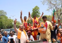 કાળઝાળ ગરમીમાં જીતેલા ઉમેદવારોએ જીતનો જશન મનાવ્યો