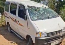 ગાંધીનગર ગિફ્ટ સિટી પાસે સ્કૂલવાન પલટી, 9 વિદ્યાર્થી ઇજાગ્રસ્ત