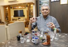 શૉટ ગ્લાસના ‘ચિયર્સફૂલ’ સંગ્રાહક….