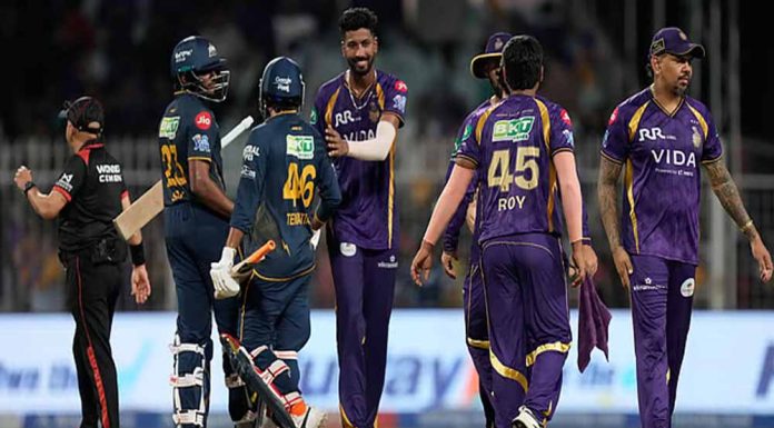KKR નો પાવર શો: ગુજરાત ટાઇટન્સનો વિજય રથ રોક્યો