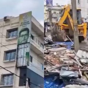 TMC સાંસદ અભિષેક બેનર્જીના કાર્યાલય પર બુલડોઝર કાર્યવાહી