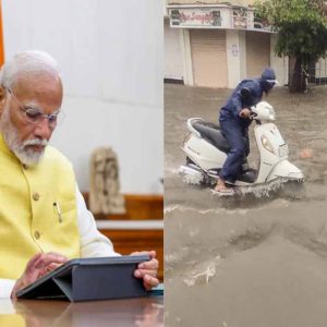 રાજ્યભરમાં મેઘતાંડવ: PM મોદીએ CM ભૂપેન્દ્ર પટેલ પાસેથી મેળવ્યો સ્થિતિનો તાગ