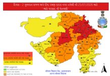 ગુજરાતમાં જળપ્રલય યથાવત, આજે 7 જિલ્લામાં રેડ એલર્ટ
