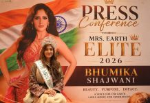 અમદાવાદની ભૂમિકા શજવાણીના શિરે ‘Mrs Earth Elite 2026’નો તાજ
