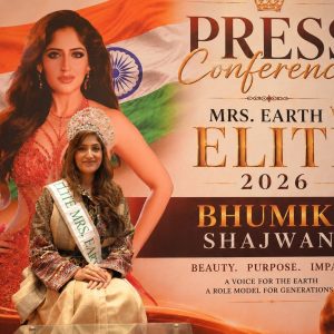 અમદાવાદની ભૂમિકા શજવાણીના શિરે ‘Mrs Earth Elite 2026’નો તાજ