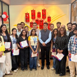 ‘એન-જેન’ થીમ આધારિત પોસ્ટ ઓફિસનું ગણપત યુનિવર્સિટીમાં ઉદ્ઘાટન