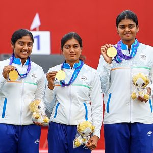 Asian Games:ભારતીય મહિલા તીરંદાજી ટીમે ચીનને હરાવીને ગોલ્ડ મેડલ જીત્યો
