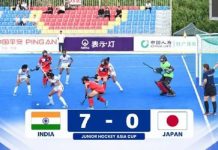 જુનિયર એશિયા કપ 2026: ભારતીય મહિલાઓએ જાપાનને 7-0થી હરાવ્યું
