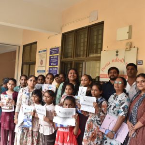 ‘કોફી વિથ કલેક્ટર’ : ચિલ્ડ્રન હોમ ફોર ગર્લ્સની બાળાઓ જિલ્લા માહિતી કચેરીની મુલાકાતે