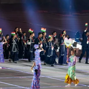VIDEO: 20મી એશિયન ગેમ્સનો જાપાનના નાગોયા ખાતે રંગારંગ પ્રારંભ