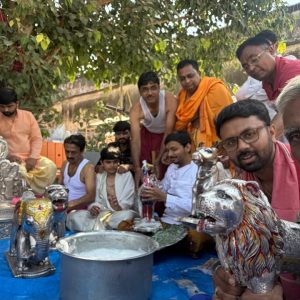 બહુચરાજી: નવરાત્રિ પૂર્વે પ્રક્ષાલન વિધિ
