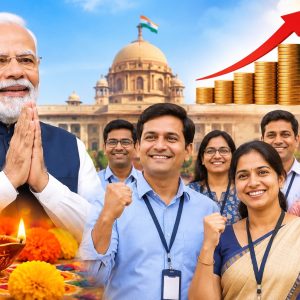દિવાળી પહેલાં કેન્દ્રીય કર્મચારીઓના મોંઘવારી ભથ્થામાં ત્રણ ટકાના વધારો