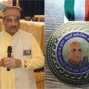 જામનગરના સાહિત્યકાર ડૉ. સતિષચંદ્ર વ્યાસ પ્રતિષ્ઠિત ‘દર્શક એવોર્ડ’થી સન્માનિત