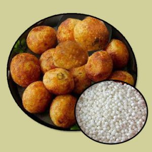 શેકેલા સાબુદાણાના ત્વરિત વડા